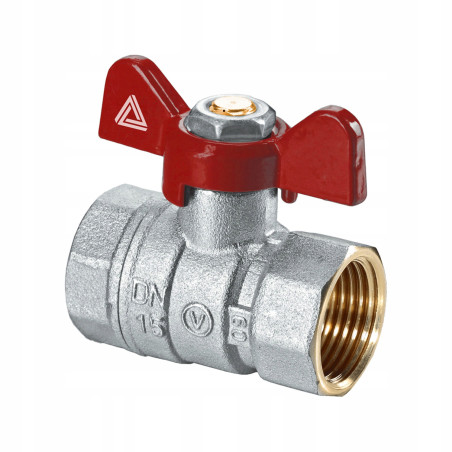 Zawór kulowy  1/2 GW/GW motyl Perfexim